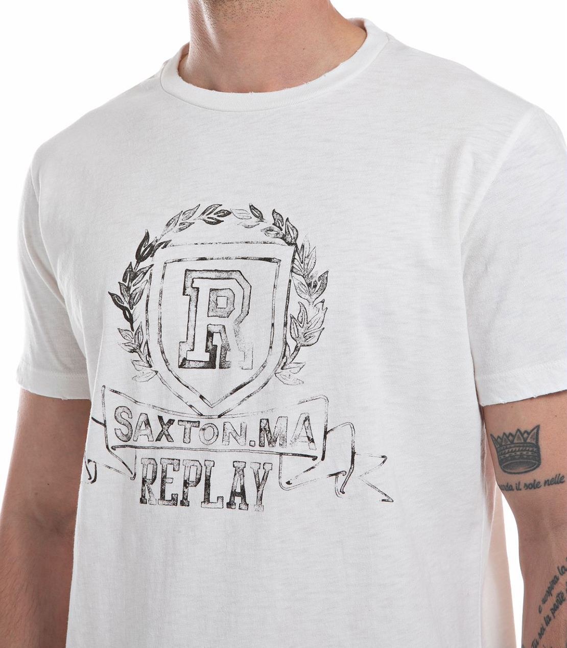 スラブジャージープリントT 詳細画像 ホワイト 3